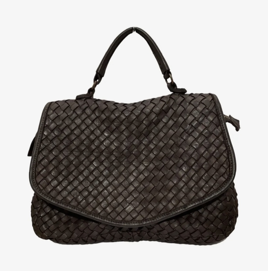 Martha Woven Leather Bag