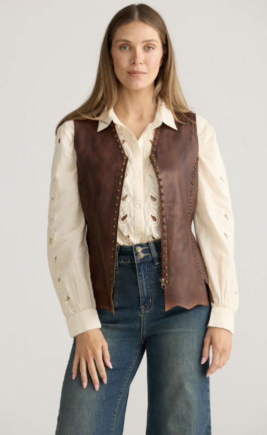 Jagger leather Vest