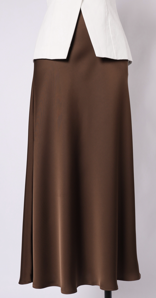 Willow Satin Bias Skirt