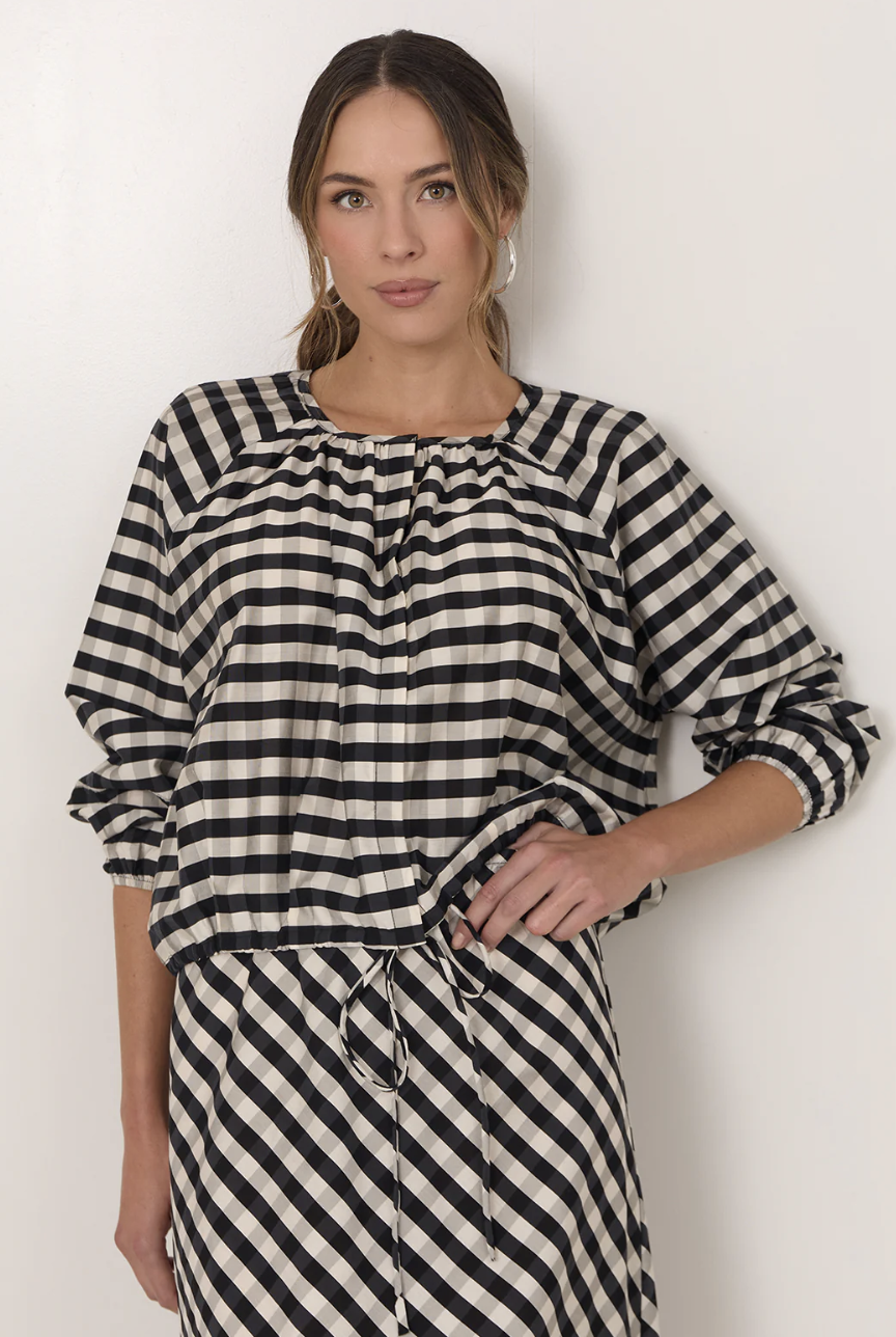 Yasmine Gingham Top