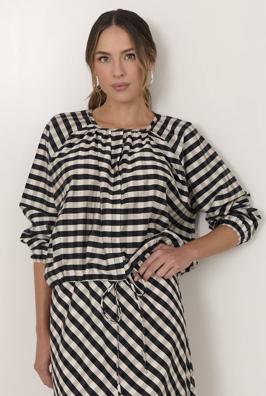 Yasmine Gingham Top