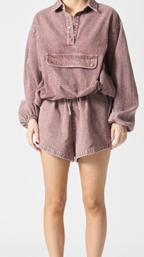 Pink Chocolate Tropez Short