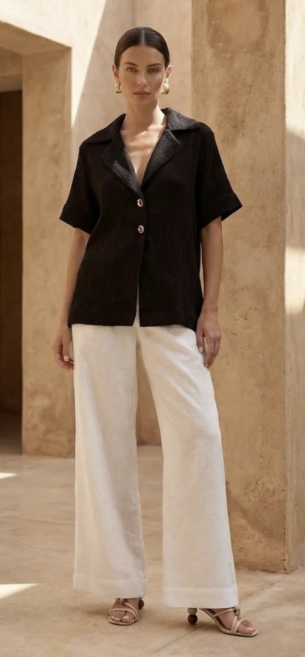 Samantha Textured Shirt