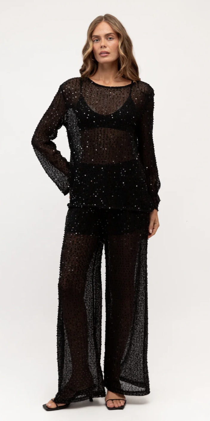 Midnight Sequin Pant
