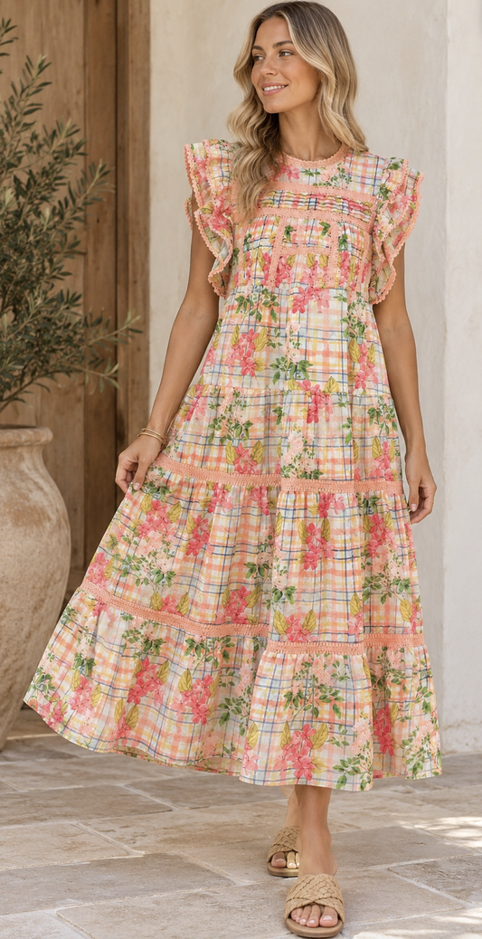Sunshine Dress - Melon