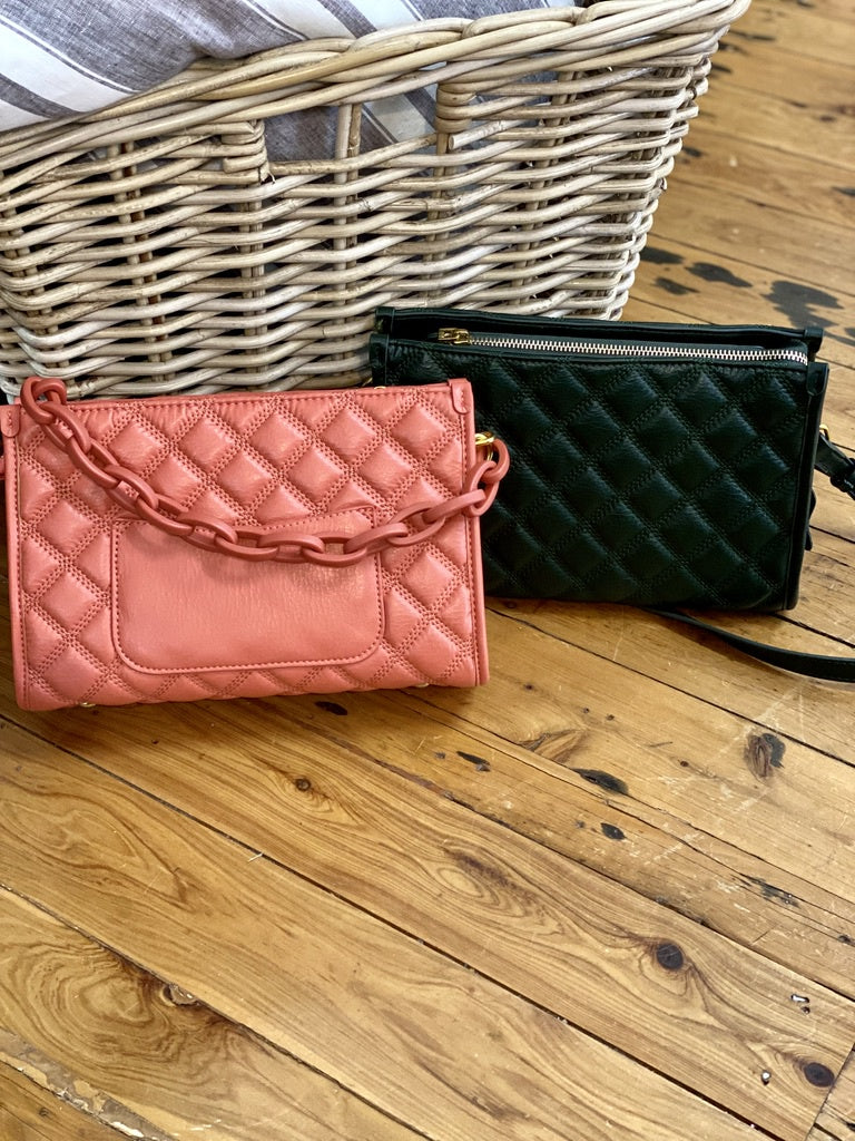 Leather Quilted Handbag
