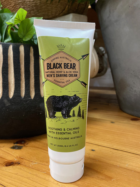 Back bear mens shaving cream