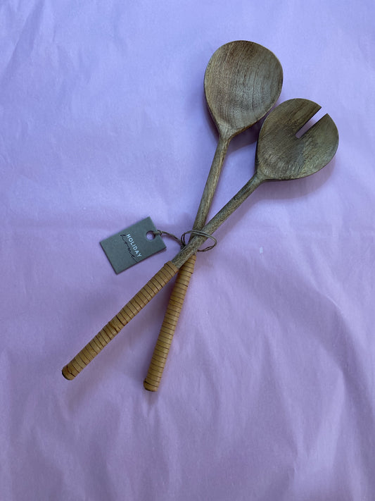 Natural Salad Servers