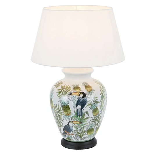 Saigon table lamp base green