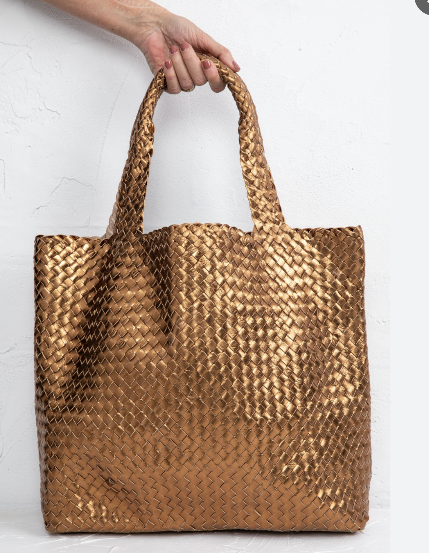 Leather Woven Bag