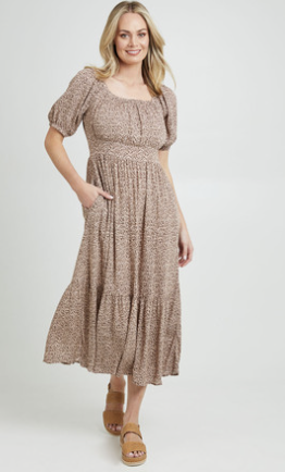 Scarlet Leopard Dress