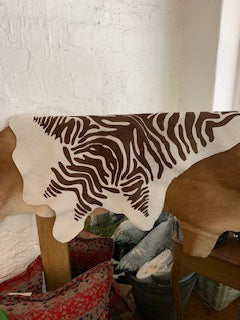 Printed Zebra Calf Skin