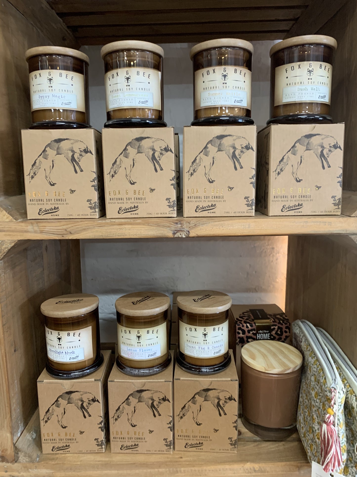 Fox & Bee Candles